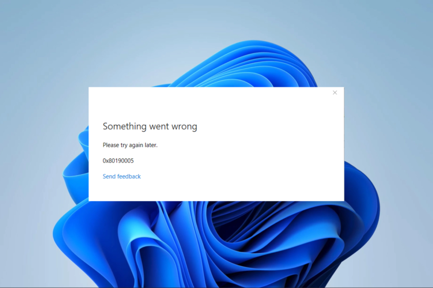 0x80190005 в Xbox на Windows: как исправить