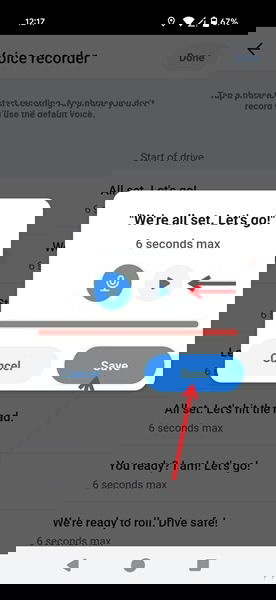 Change Voice Waze Replay Recording Done