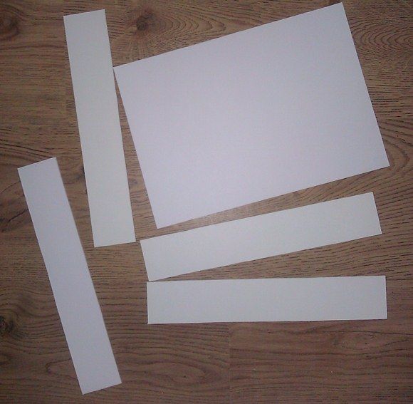 Платформа и ножки картонного сканера