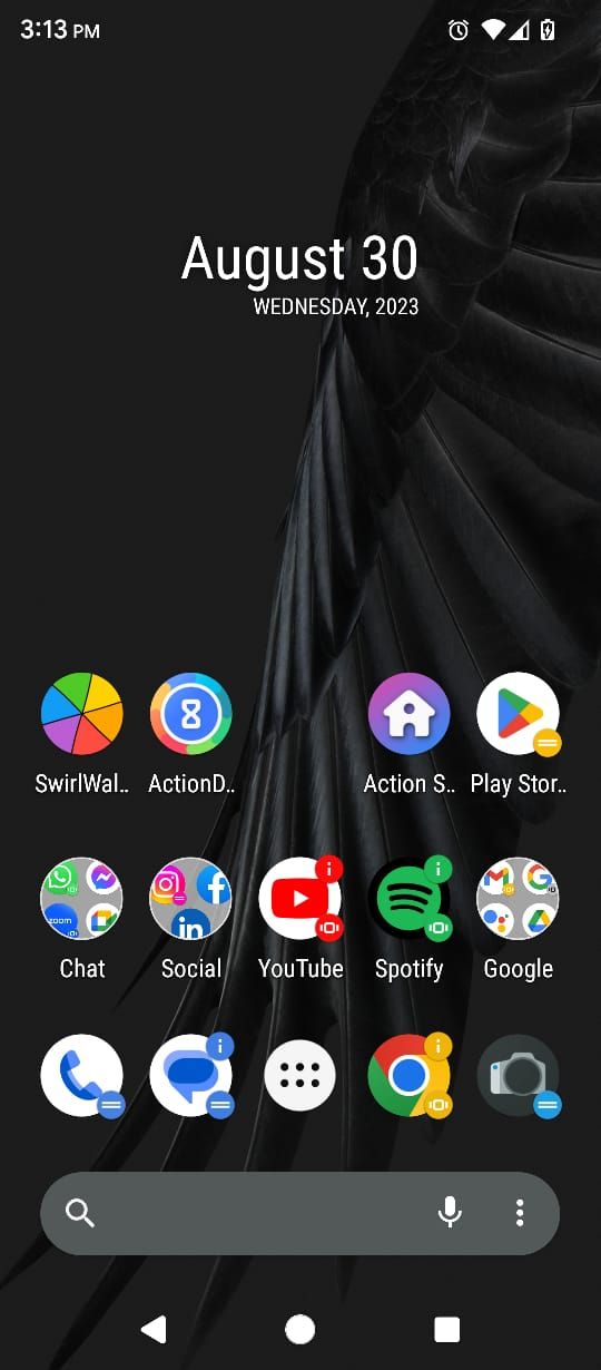 Домашний экран Action Launcher