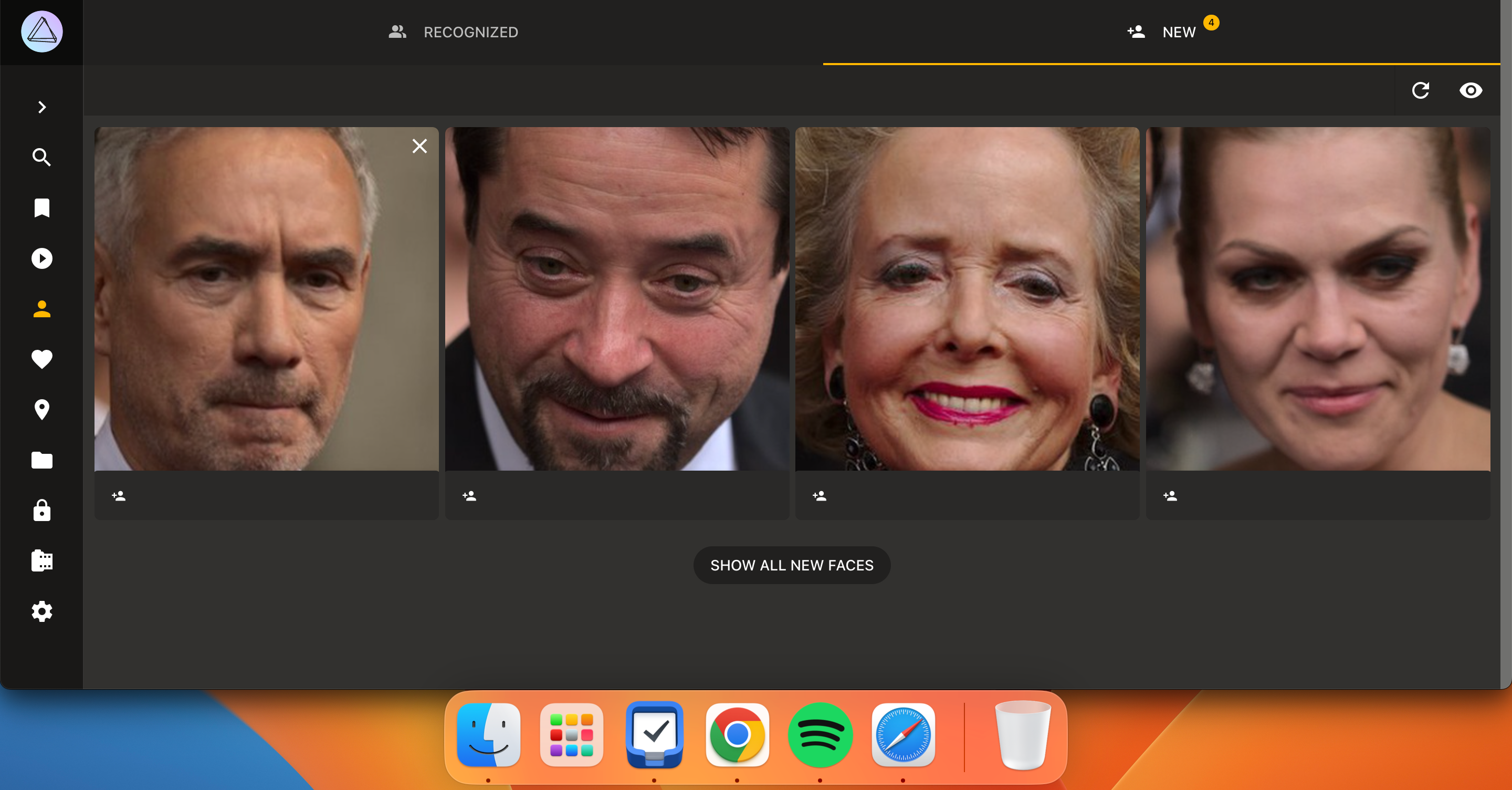 иконка людей в приложении PhotoPrism