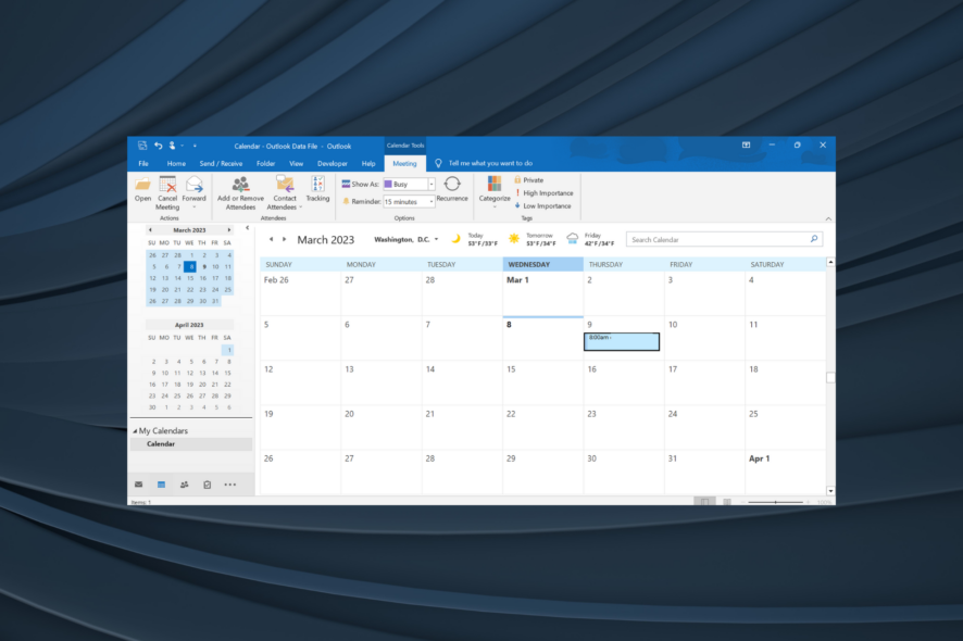 Отменить встречу в Outlook без уведомлений