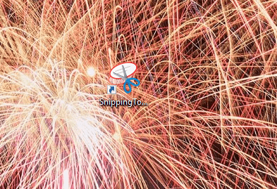 Ярлык Snipping Tool на рабочем столе