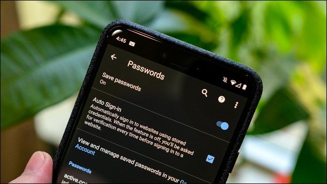 Просмотр и экспорт паролей в Chrome для Android