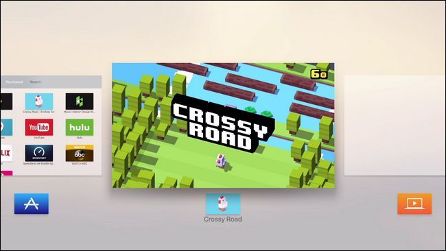 Выбор проблемного приложения в переключателе