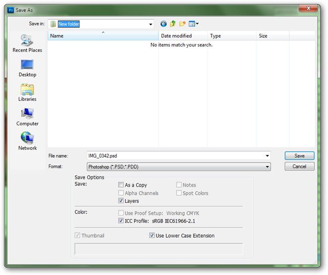Выбор папки для сохранения обработанных файлов