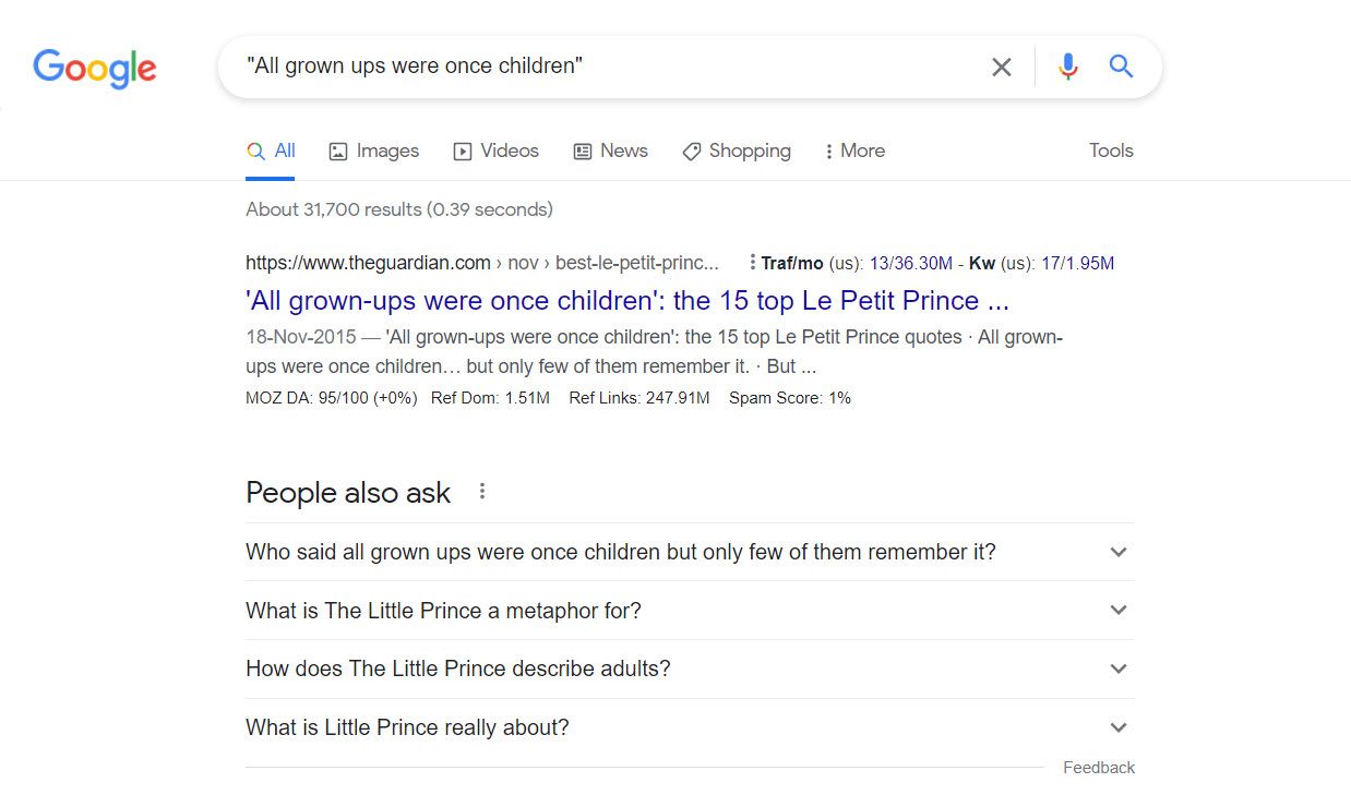 Найти книгу через Google Search