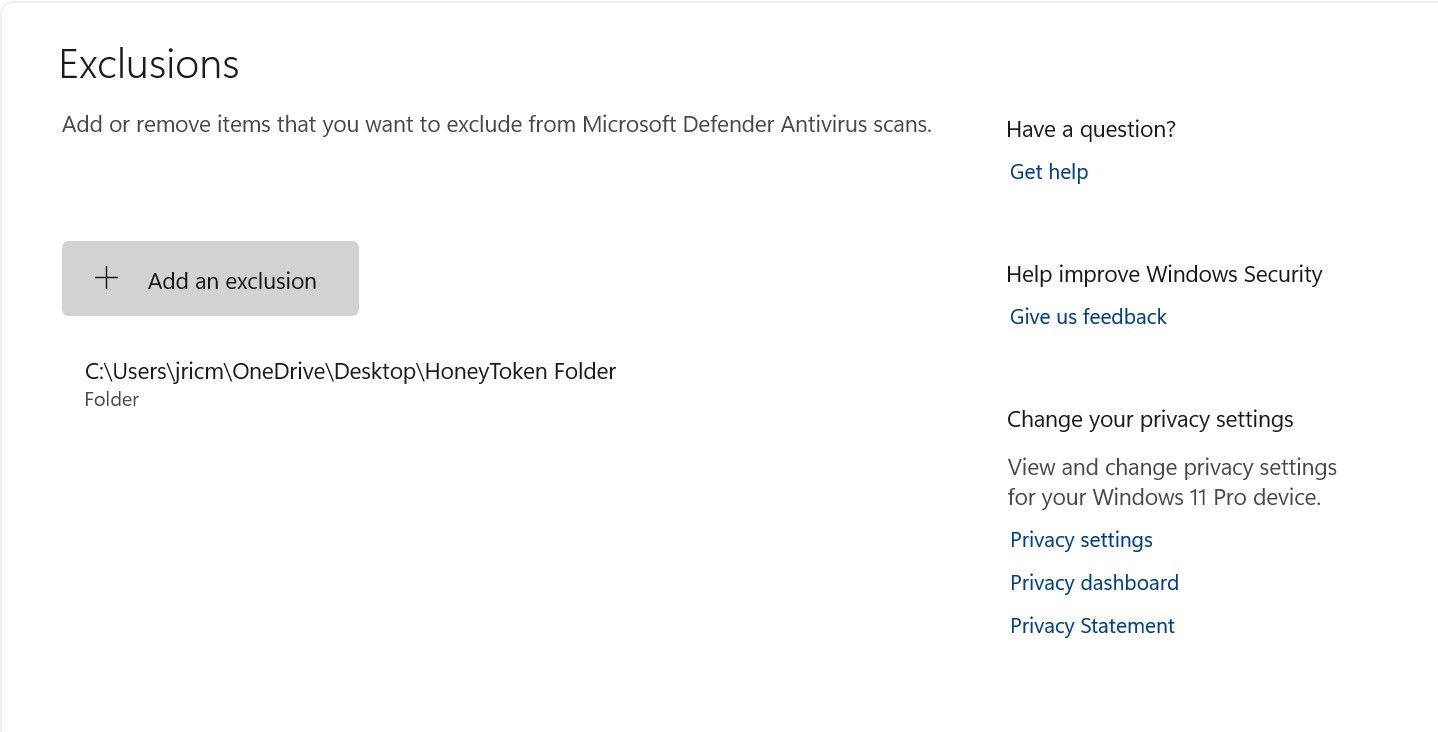 Исправление ложных срабатываний Canary Tokens