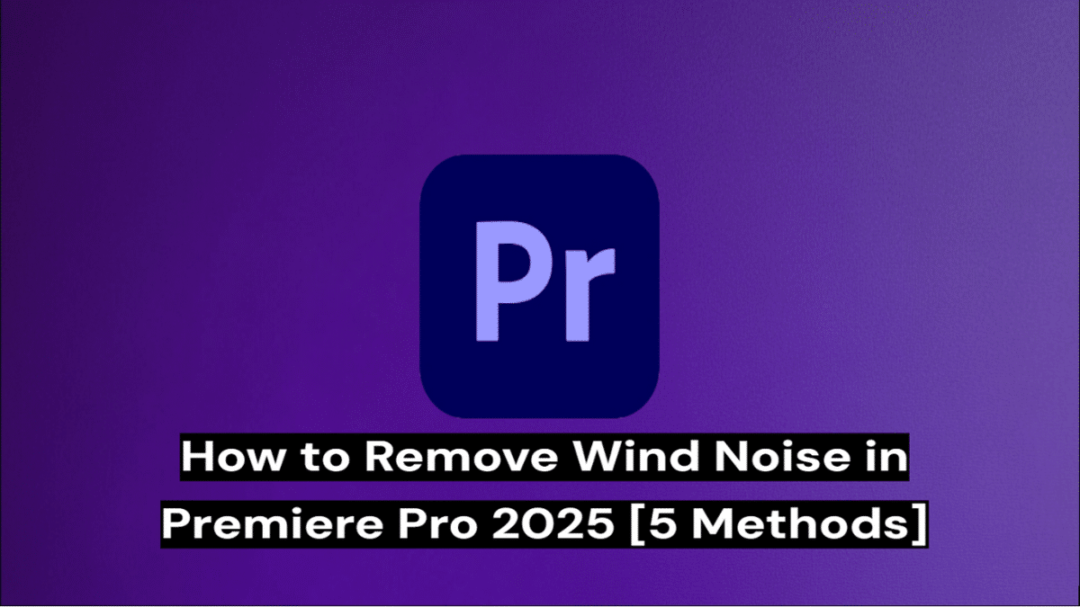 Убрать шум ветра в Premiere Pro 2025