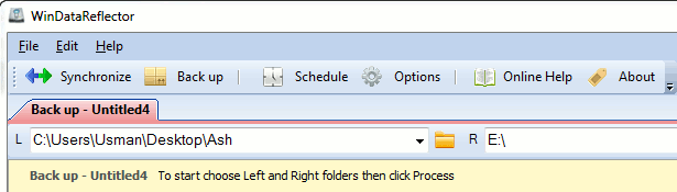 Поля L и R для выбора источника и назначения