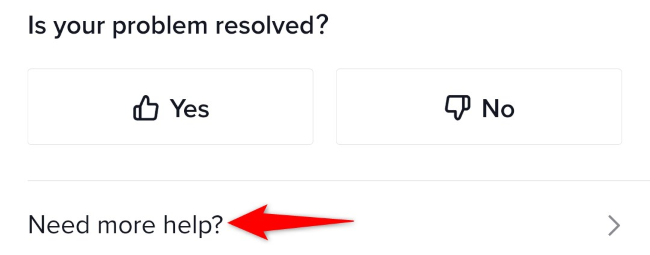 Выберите «Нужна дополнительная помощь?»