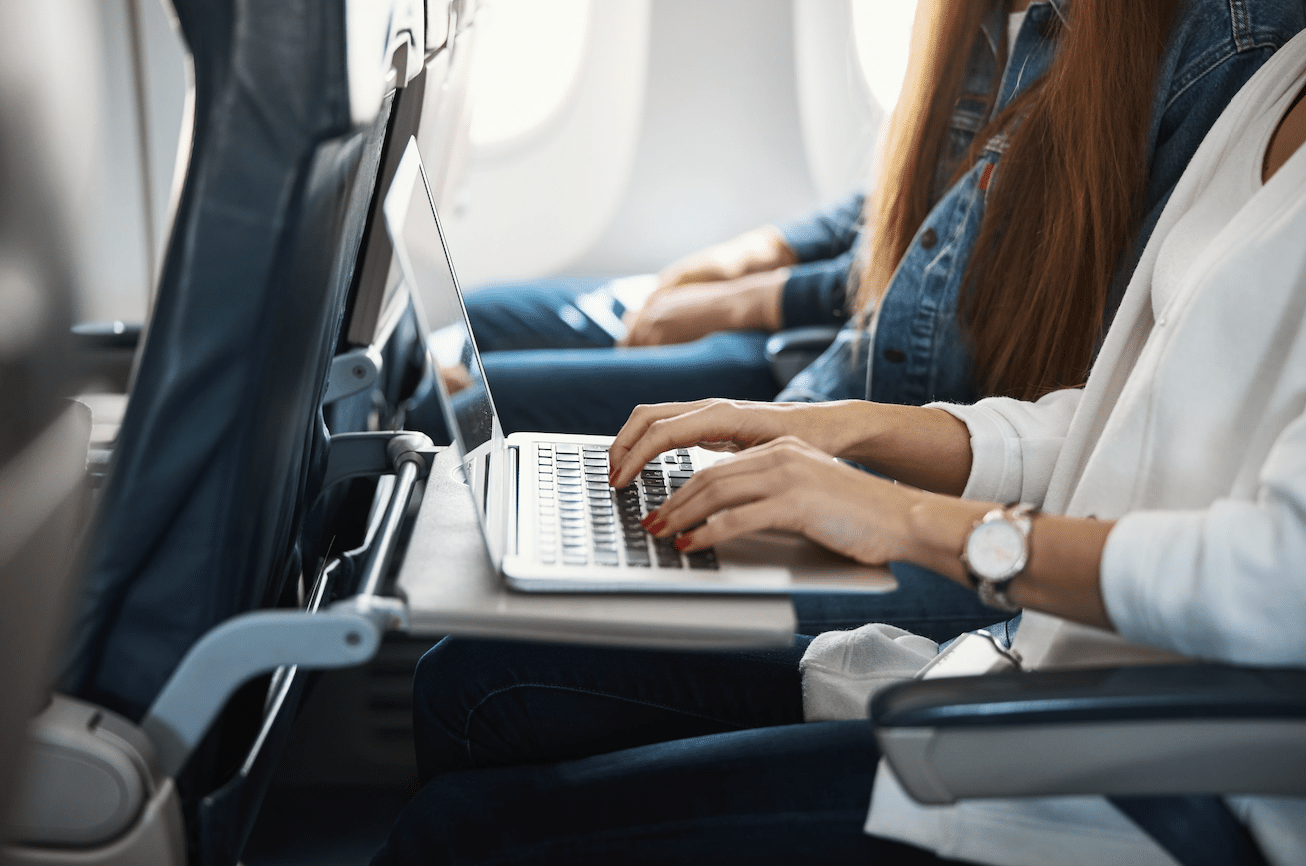 Acelere o Wi‑Fi durante voos