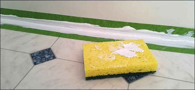 Готовый шов герметика после высыхания