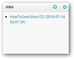 Раздел Jobs — прогресс сборки образа