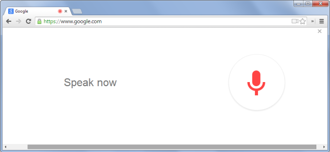 Голосовой поиск и Google Now в Chrome на ПК