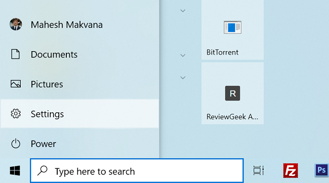 Экран Windows, увеличенный с помощью Лупы.
