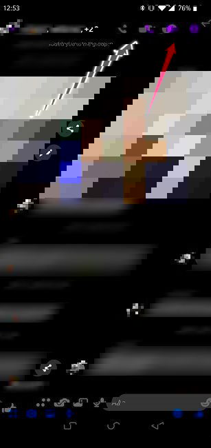 Android Messenger: начать групповой видеозвонок