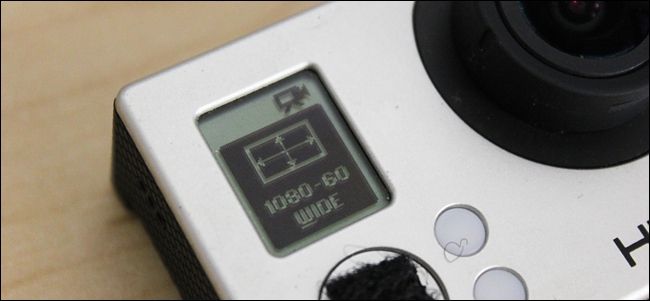 Настройки разрешения и частоты кадров на экране GoPro