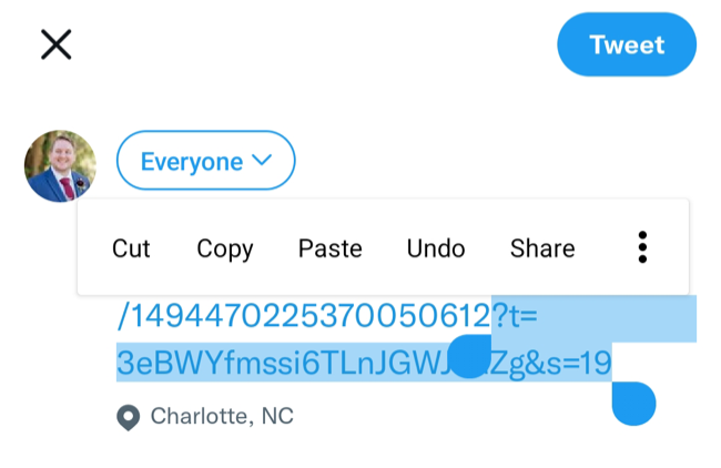 Выделите и удалите из твита всё после вопросительного знака