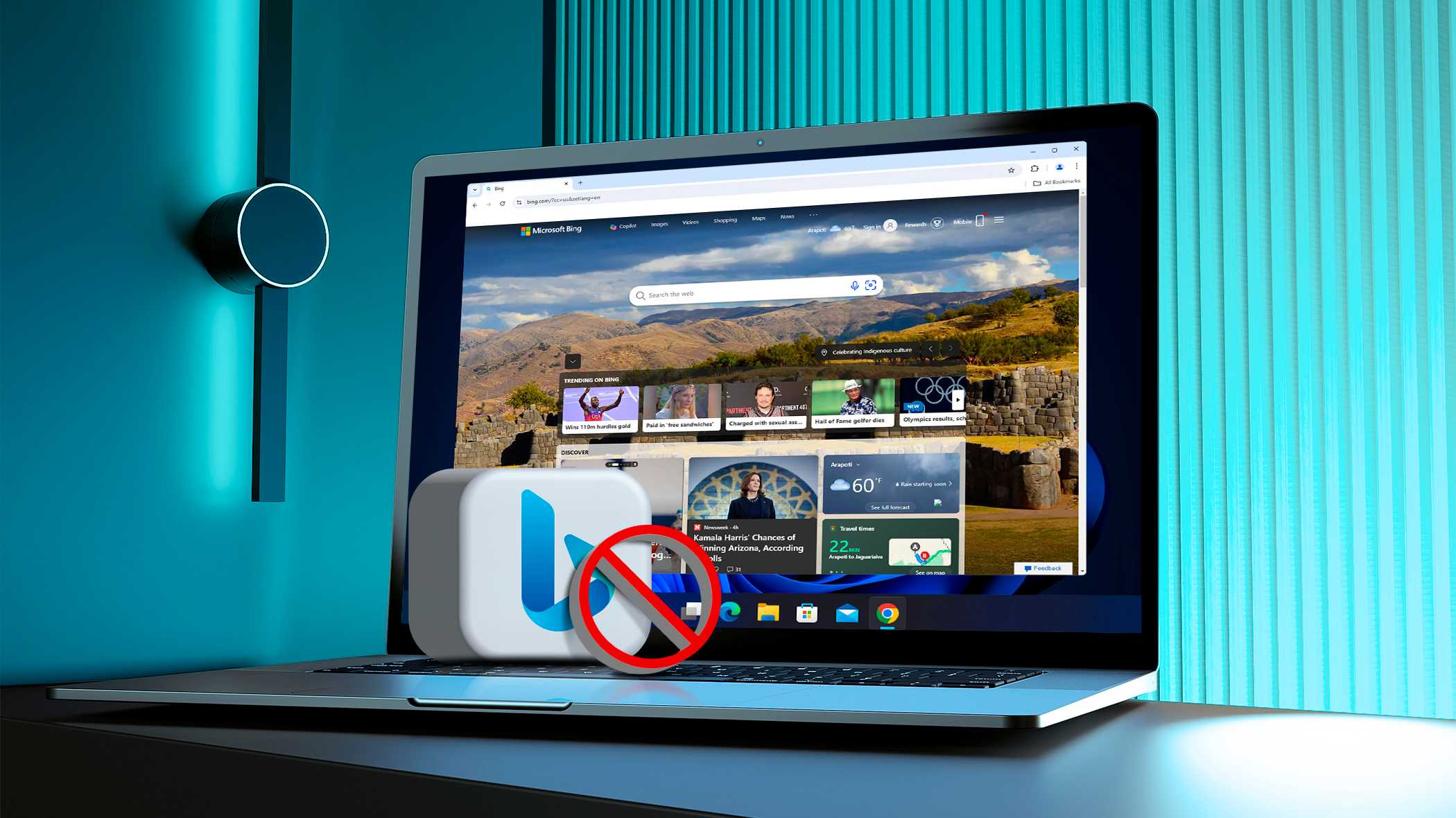 Как удалить Bing из Google Chrome