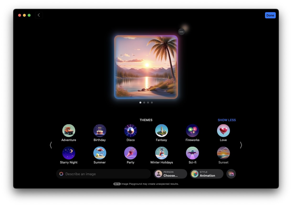 Подсказки Apple — Sunset