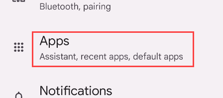 Переход в раздел Приложения для принудительной остановки