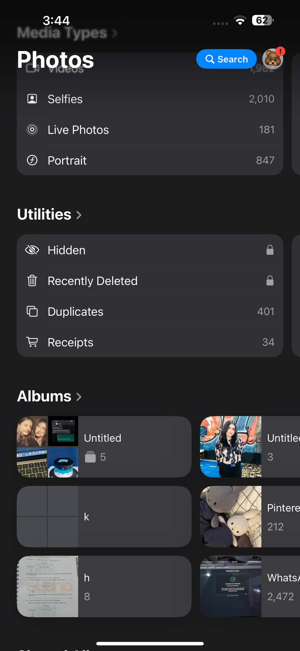 Показ коллекций в приложении «Фото» на iPhone