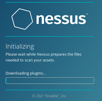 Процесс загрузки плагинов Nessus