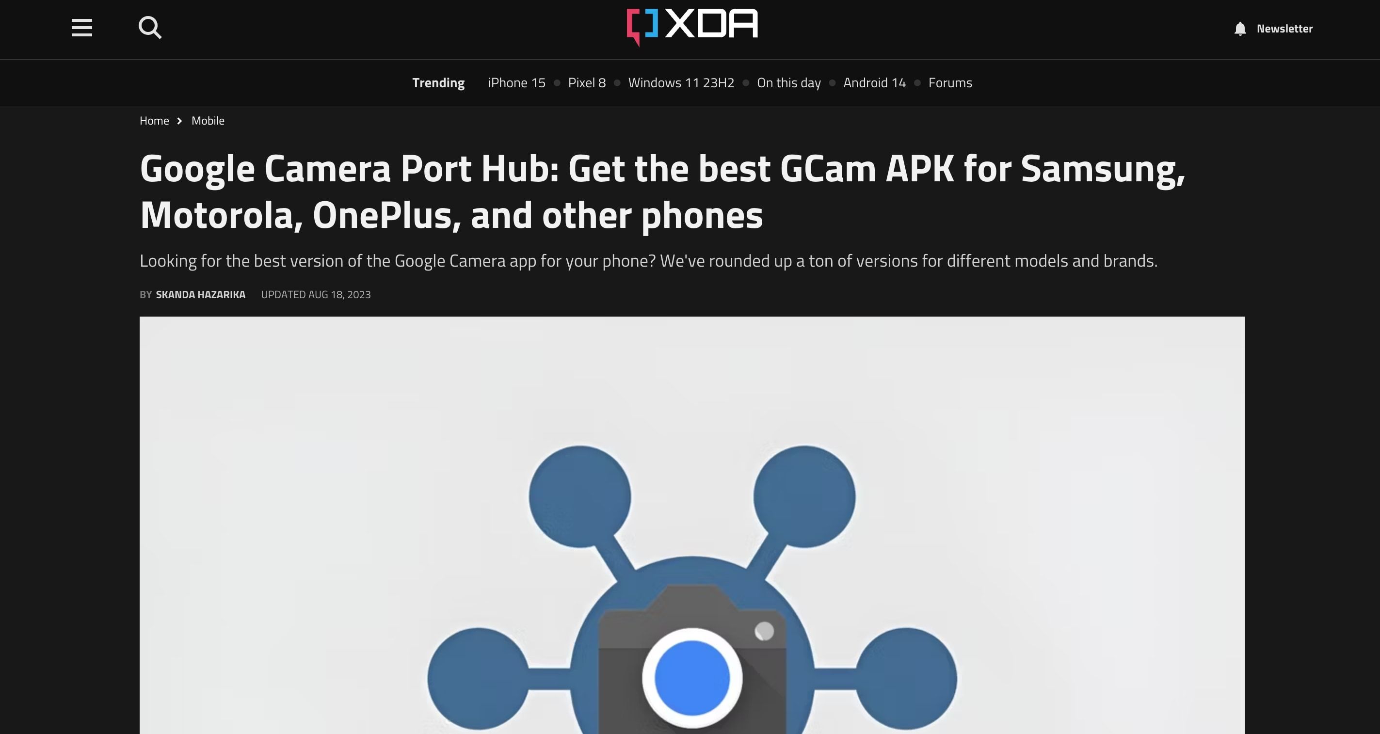 xda gcam hub