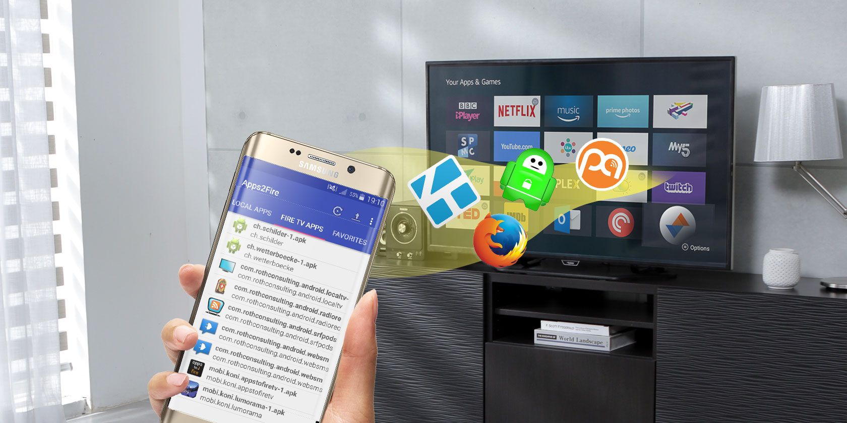 Установка приложений на Fire TV Stick