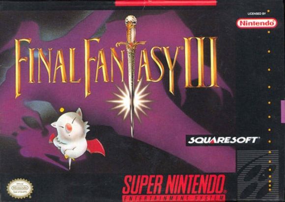 Сцена из Final Fantasy III (VI) с несколькими персонажами