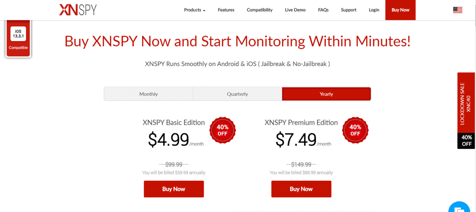 XNSPY для iPhone: обзор, цена и установка