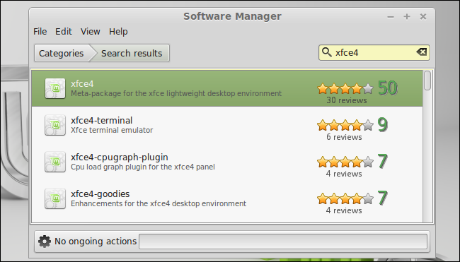 Установка среды через Linux Mint Software Manager