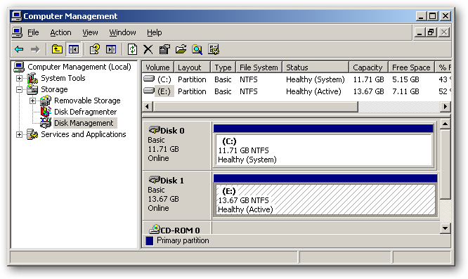 Системный раздел после расширения объёма