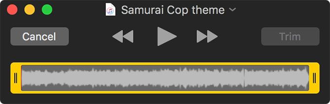Опция обрезки в QuickTime