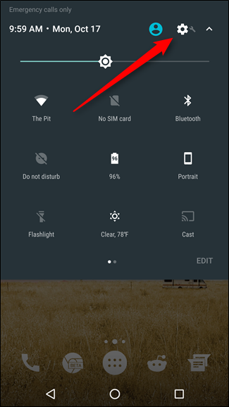 Меню «Языки и ввод» в настройках Android