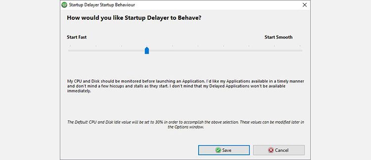 Startup Delayer behavior requester