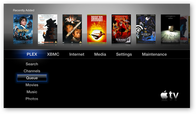 Plex на Apple TV