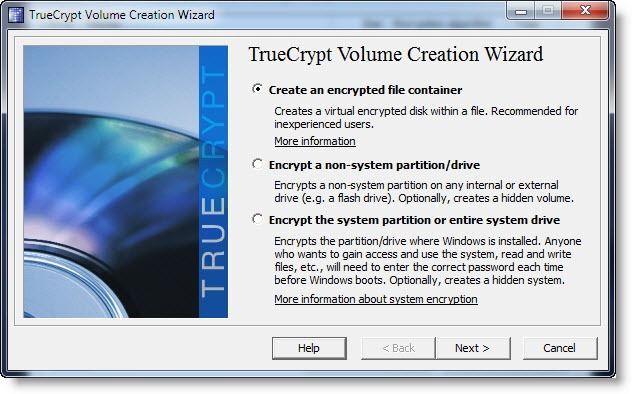 Иллюстрация процесса шифрования тома в VeraCrypt
