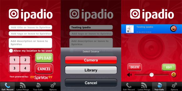 Добавление метаданных и фотографий в ipadio