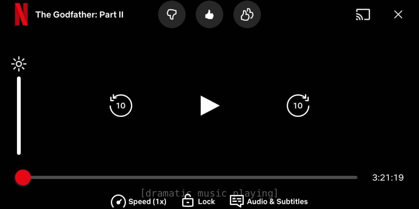 Пауза в фильме 