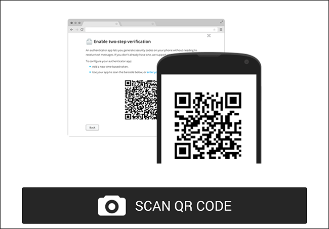 Интерфейс мобильного приложения Authy с добавленной учётной записью