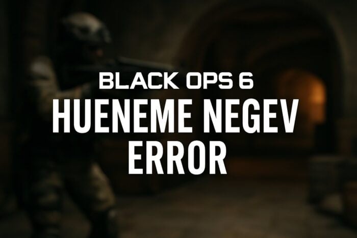 Corrigir erro Hueneme Negev em Black Ops 6