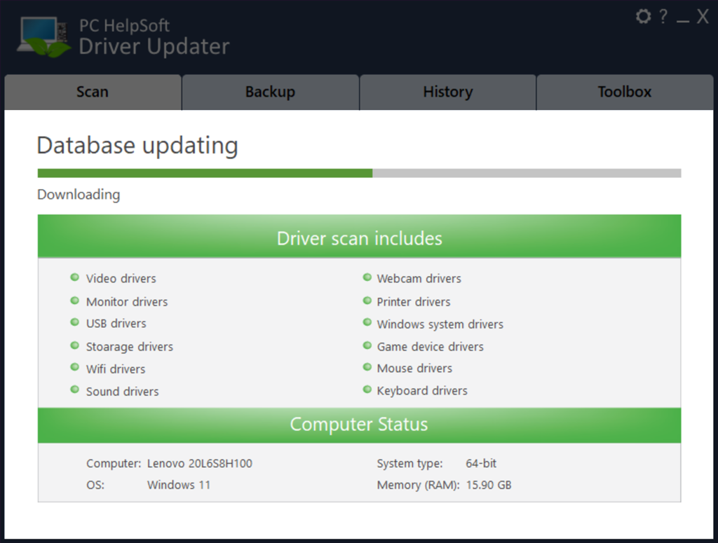 Иконка приложения обновления драйверов