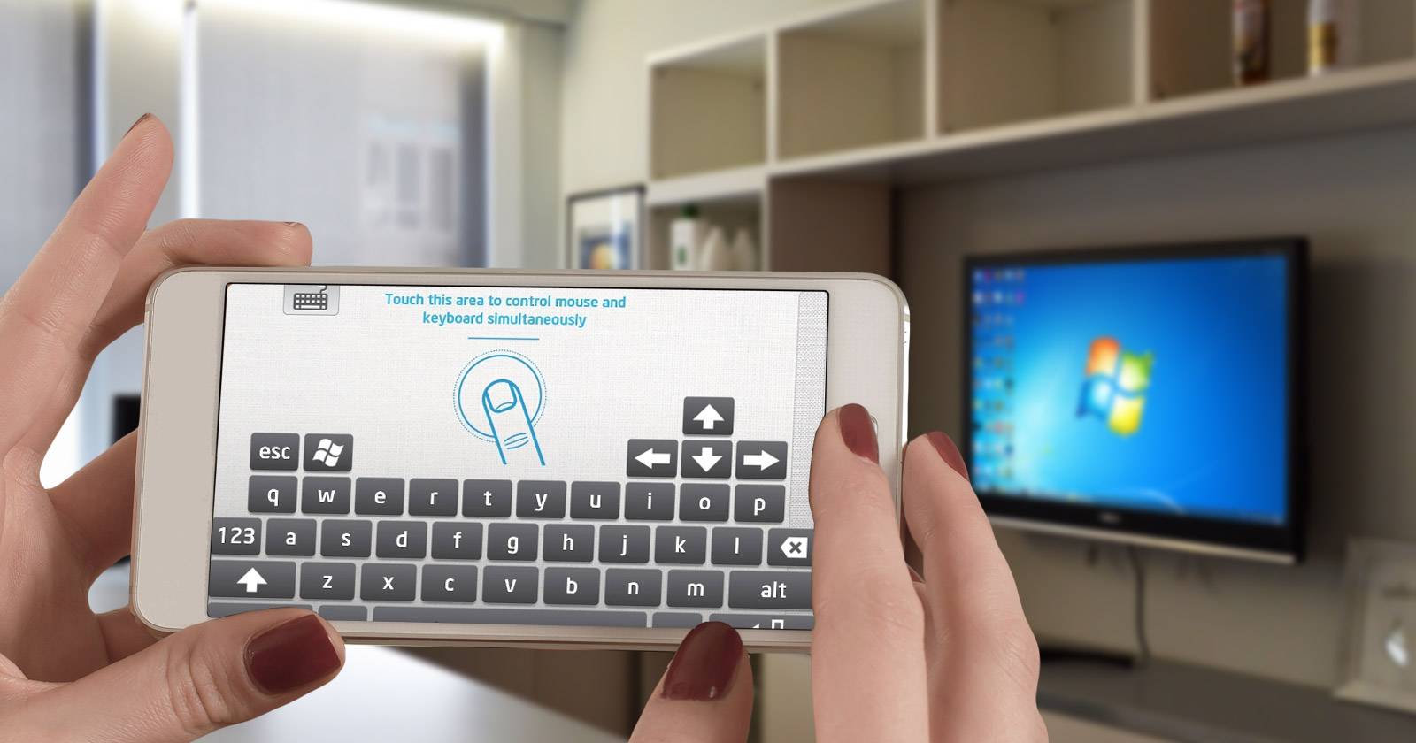 Android как мышь и клавиатура для Windows