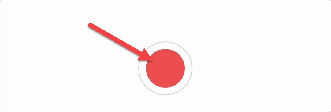 Выберите кнопку записи внизу.