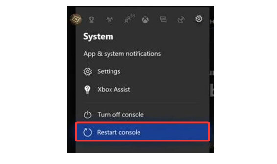 Перезапуск консоли
