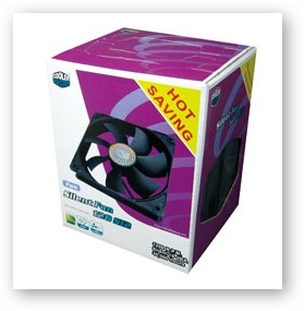 120 мм вентиляторы для корпуса, вид спереди и сбоку