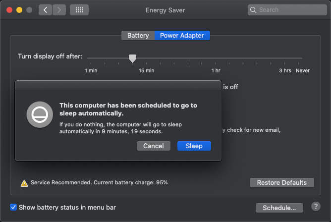 You can schedule sleep timers for Apple Music on Mac via System Preferences