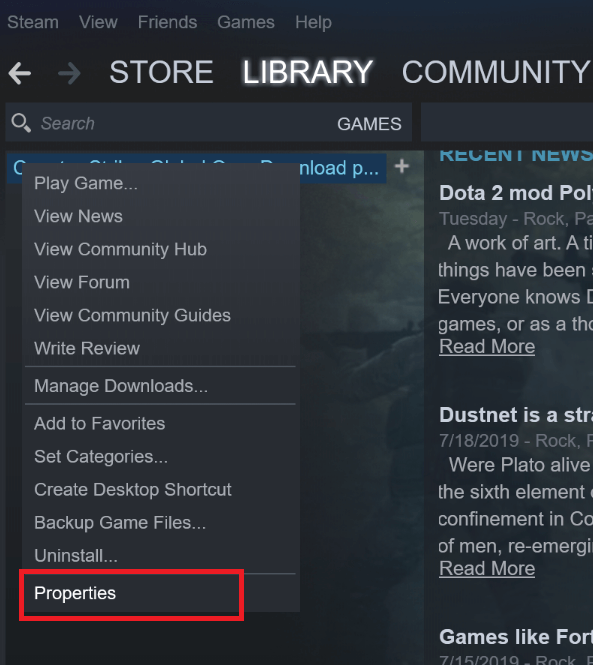 Окно Steam: PUBG — проверка целостности файлов